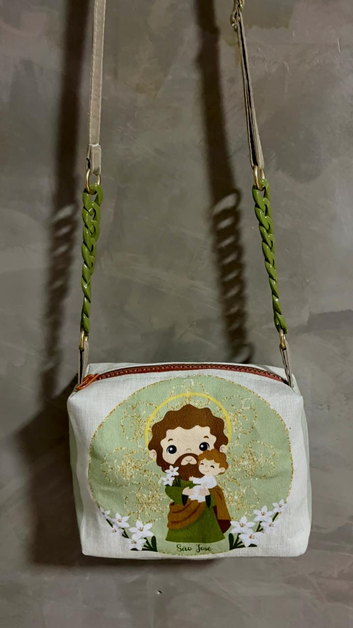Bolsa Religiosa Católica Tecido