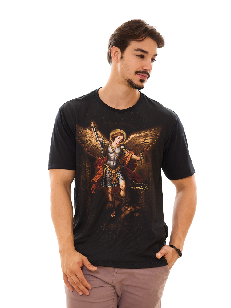 Camiseta São Miguel Arcanjo DV14013 PRETO