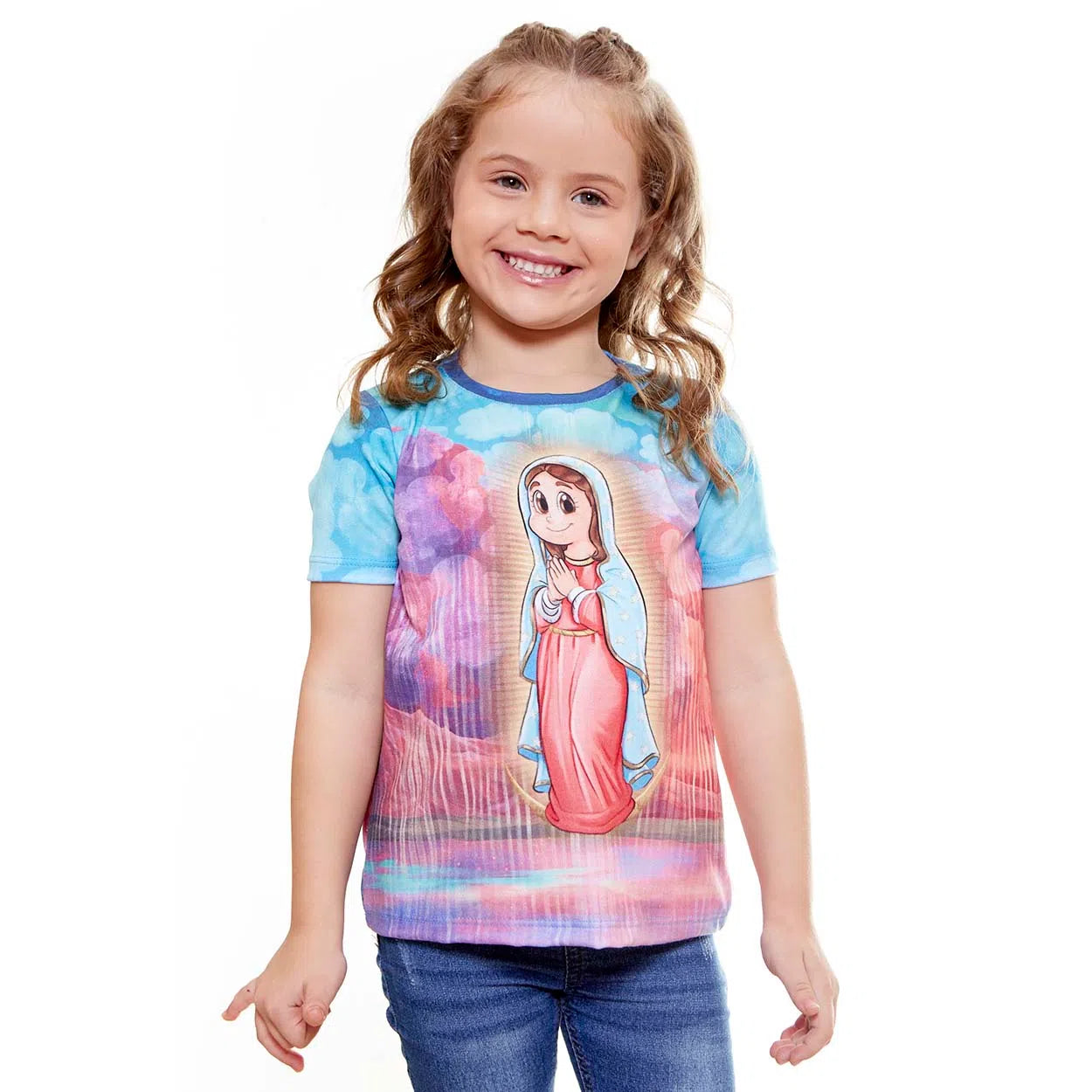 Baby Look Infantil Ágape Guadalupezinha AK9857